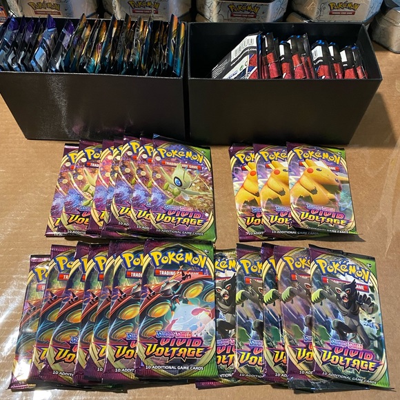 vivid voltage pokemon card packs Booster Pack Embark on your Pokmon journey with the Pokemon Sword Pokmon TCG: Vivid Voltage Booster